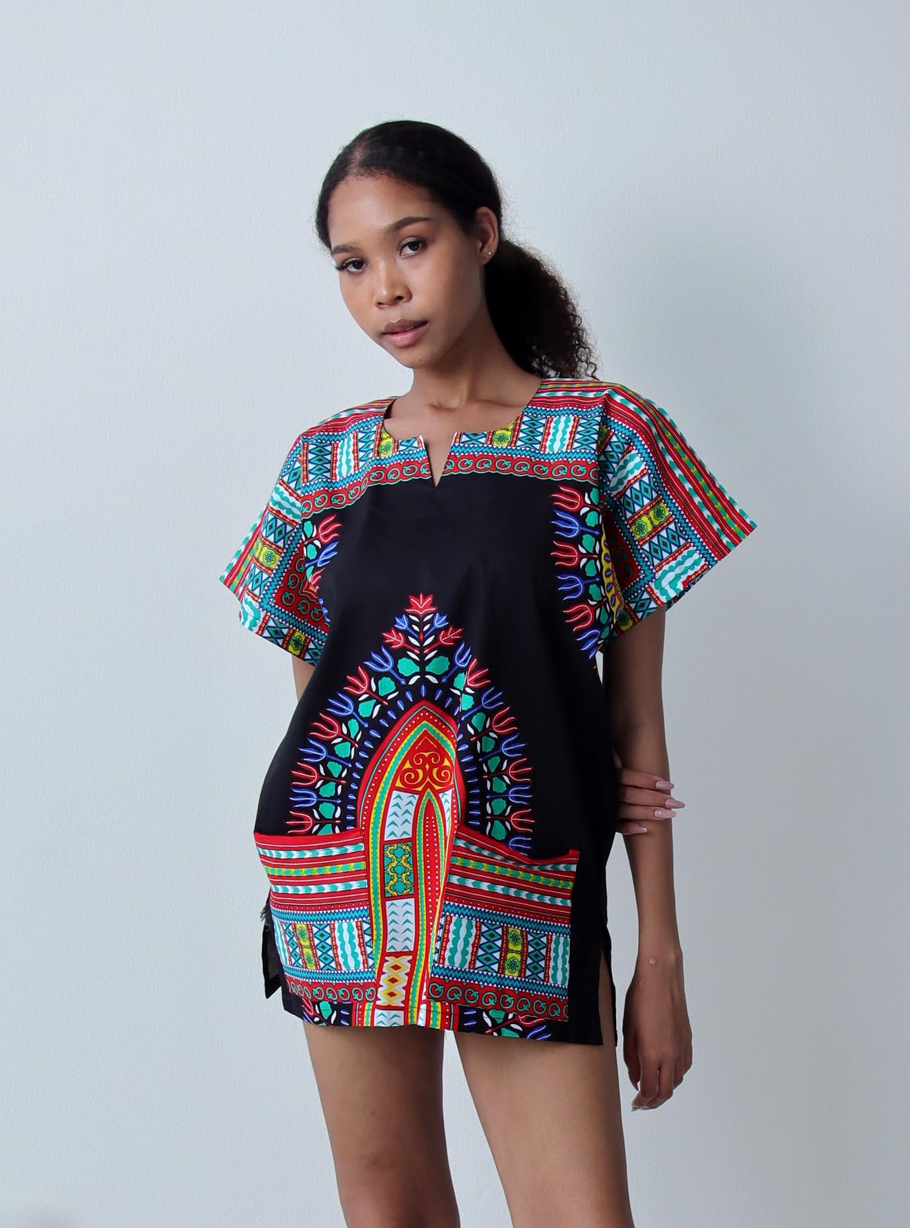 DA'IKI Traditional African Spearhead Warrior Shirt for Men and Women 100% Cotton - Image 3